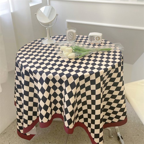 Schachbrettmuster tischdecke - schachbrettmuster,