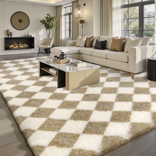 Hochflor teppich wohnzimmer - hochflor,
