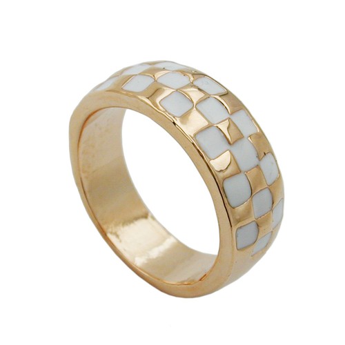 Ring 8mm schachbrettmuster - ring,