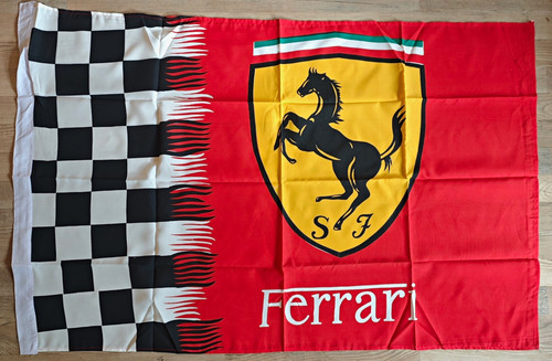 Ferrari fanflagge rot mit - rot,
