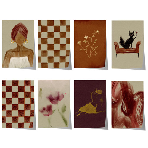 Blumen poster retro - poster,