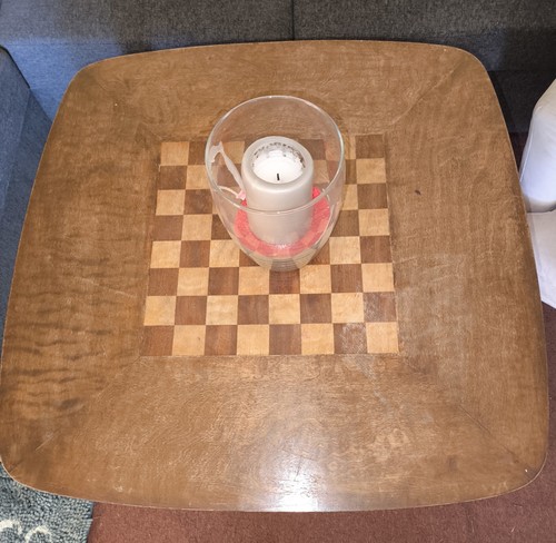 Vintage schachbretttisch - vintage,