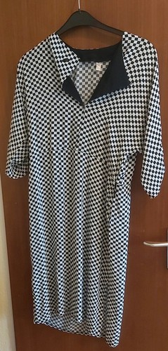 Kleid mit karomuster - kleid,