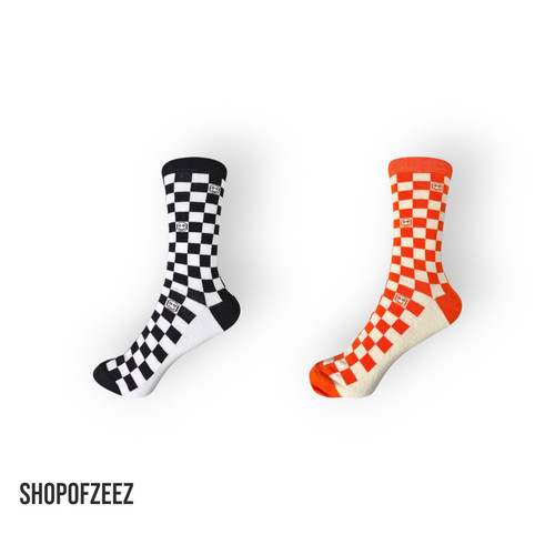 Unisex karierte socken - unisex,