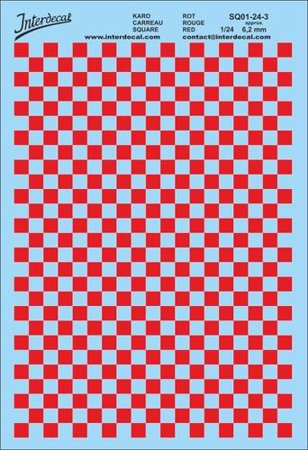 Schachbrettmuster 2 mm - 6,2,